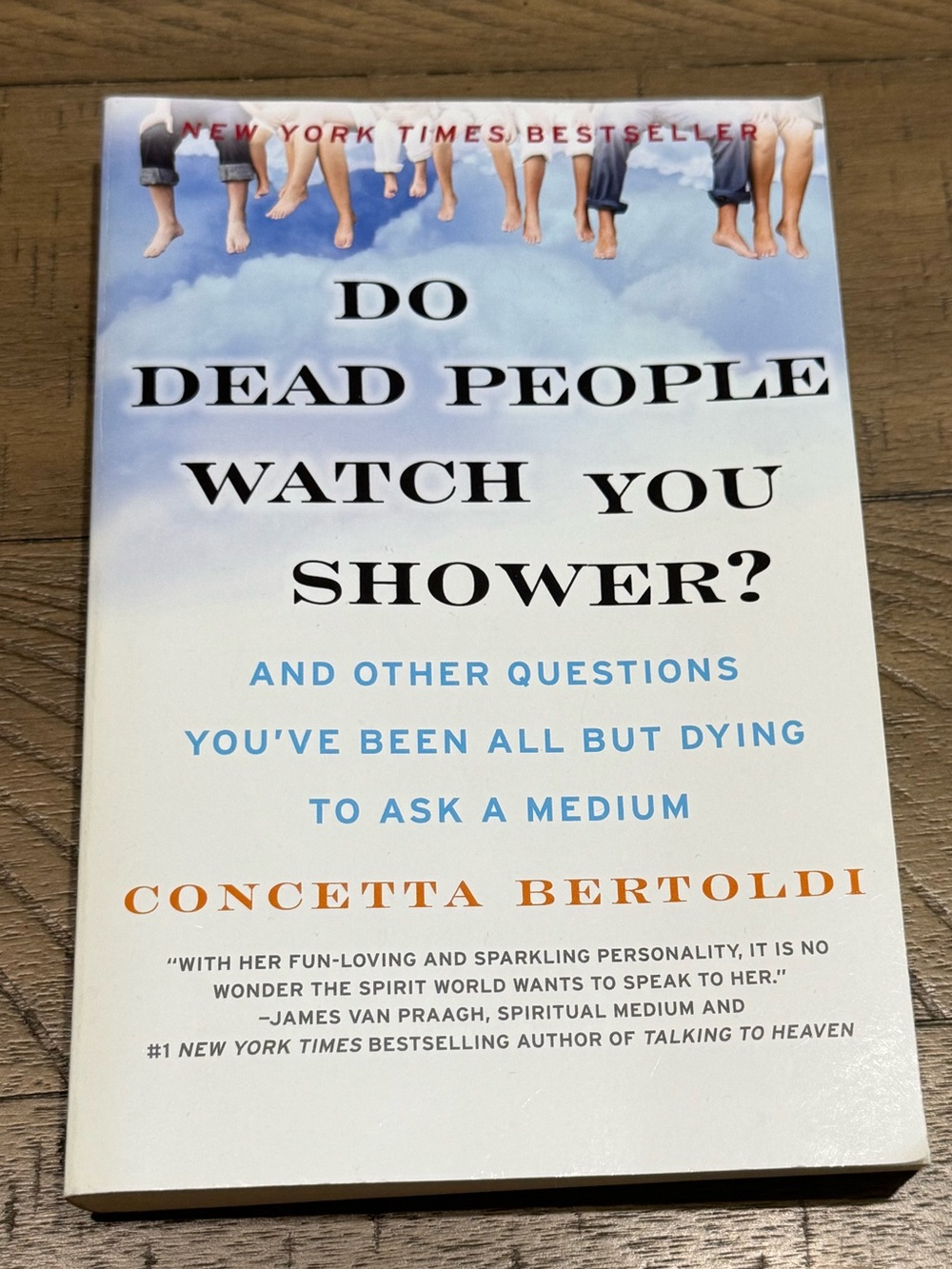 "Do Dead People Watch You Shower?" - White Cover Paperback
